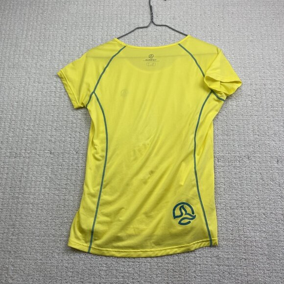 Ternua Women's Base Layer T-shirt Top Size Small US Yellow Active Wear Sports - Picture 13 of 16